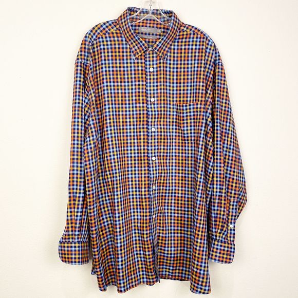 Daniel Cremieux Plaid Button Down XXL - Picture 1 of 3